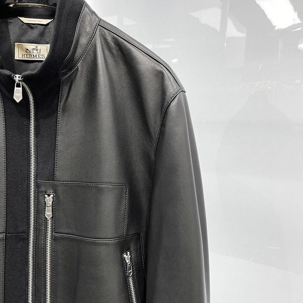 高級ジャケット♪エルメス レザージャケット コピー 数量限定！ ert35032